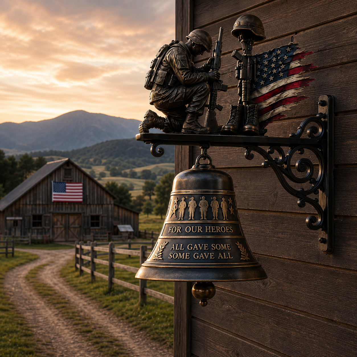 ๐ Veteran Tribute Wall Bell ๐๏ธ