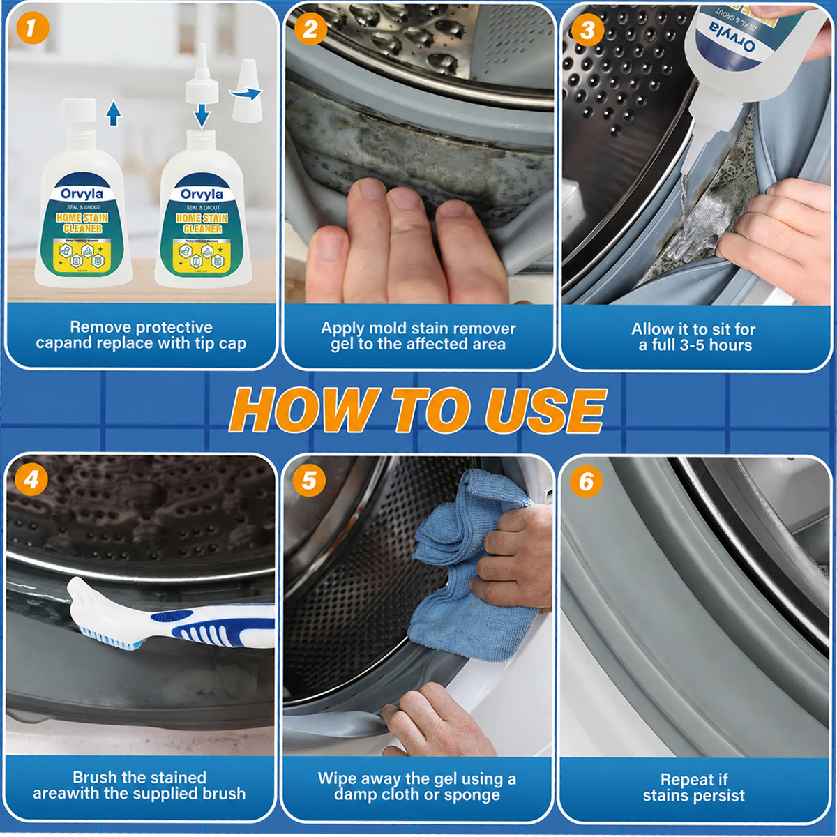 Mold Remover Gel – Heavy Duty Stain Cleaner