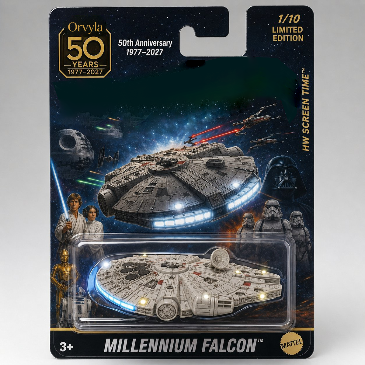 Galaxy-Inspired Die-Cast Car Model 50th Anniversary Commemorative Model