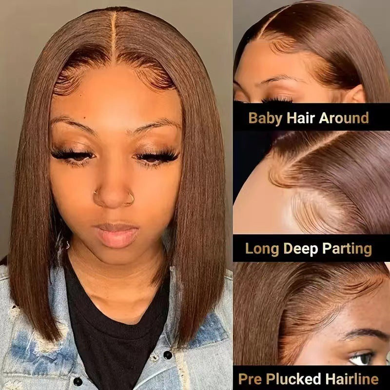 PreMax 3-in-1 Glueless Human Hair Bob Wig