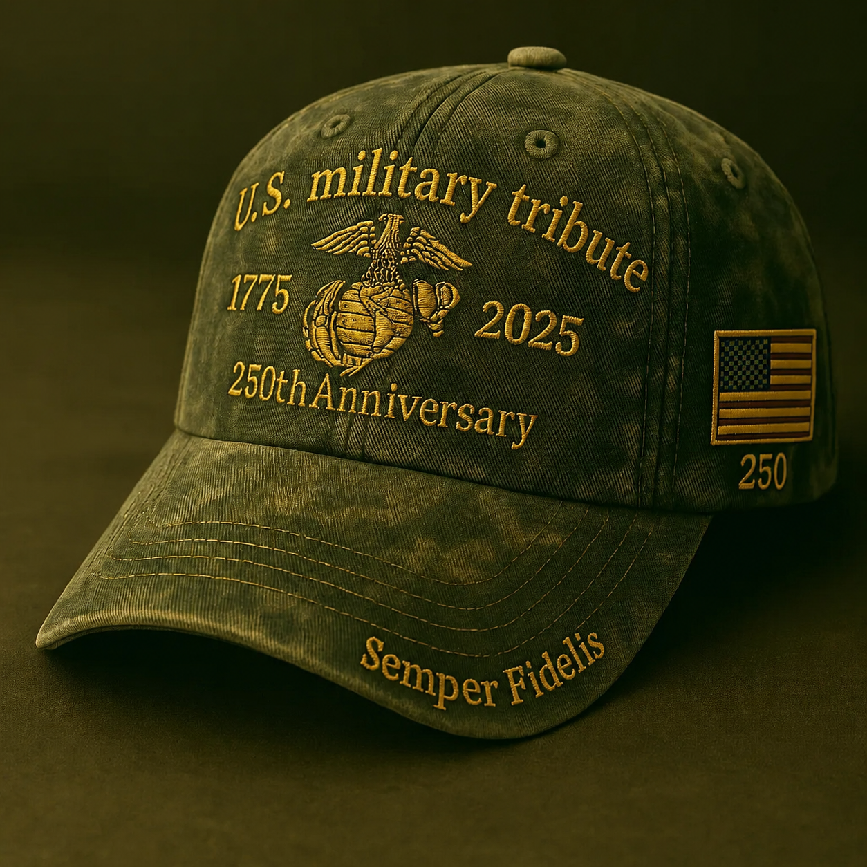❤️Patriotic 250th Anniversary Embroidered Baseball Cap
