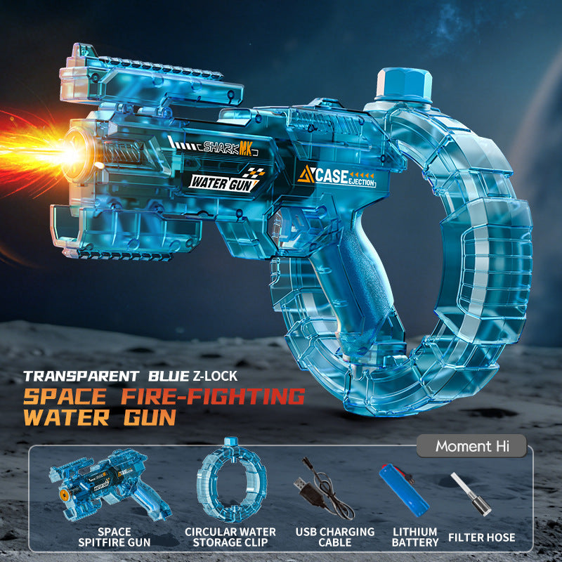 Transforming LED Water Blaster Toy – Large-Capacity Continuous Spray Water Toy for Outdoor Summer Fun