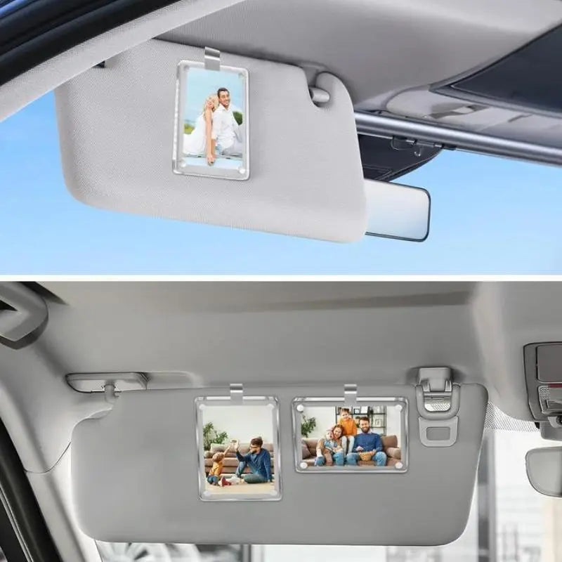 Wallet‑Size Magnetic Acrylic Photo Holder for Car & Fridge