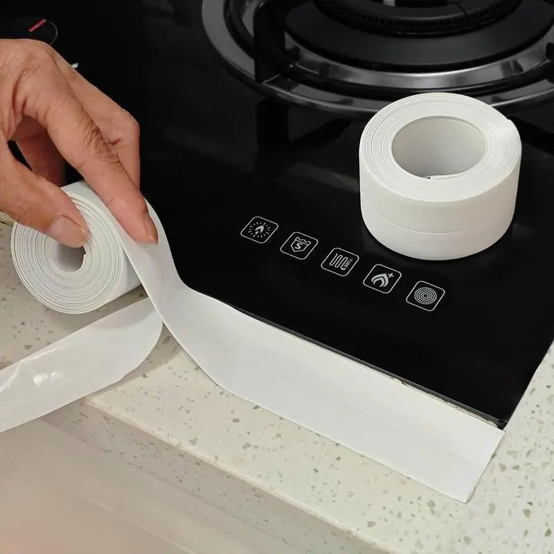 Waterproof Self-Adhesive Caulk Tape – Moldproof Seal Strip for Bathroom, Kitchen Sink, Tub & Toilet Edges