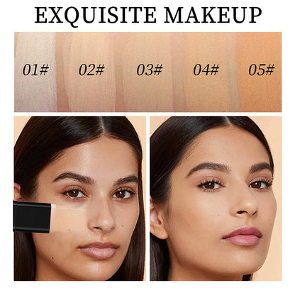 Foundation Concealer Stick Double-Ended Brush