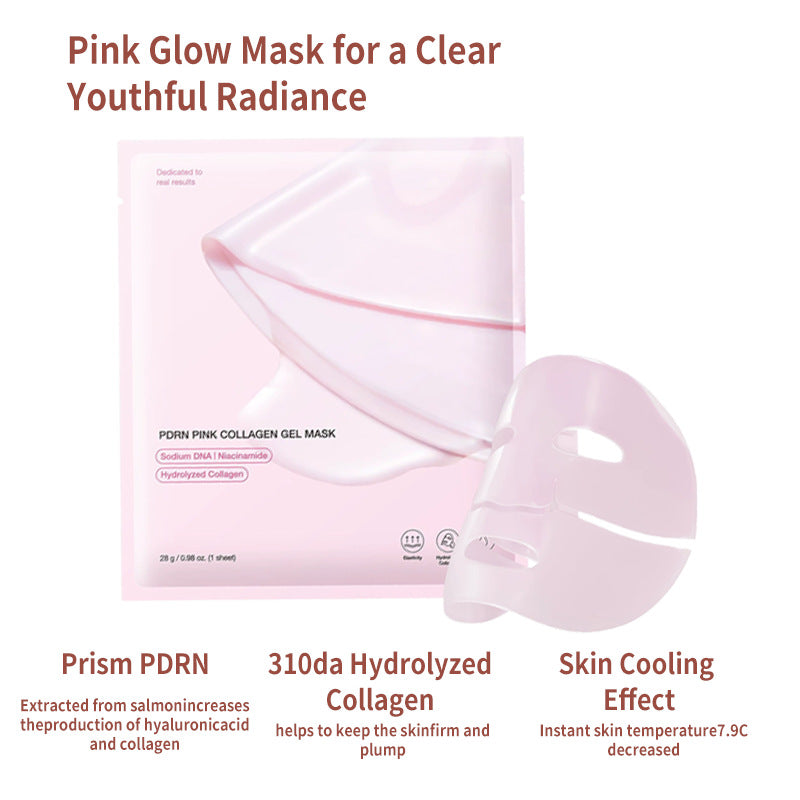🧖‍♀️Salmon PDRN Collagen Face Mask – Hydrating Care for Smooth, Radiant-Looking Skin😊