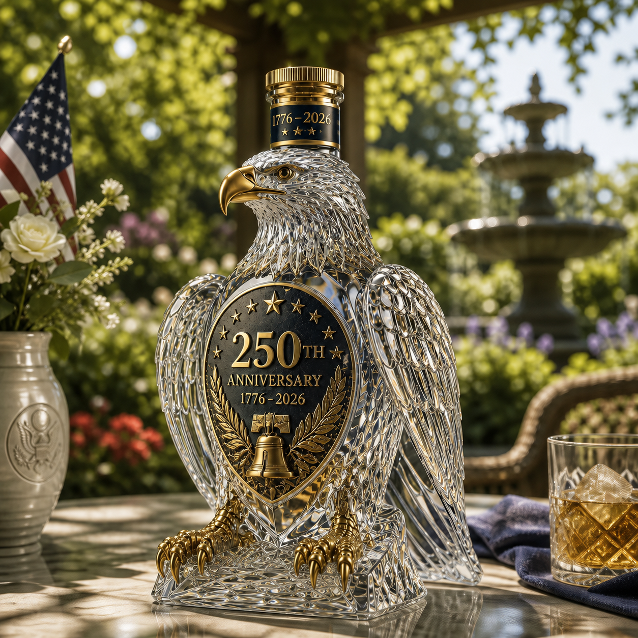 🦅Patriotic 250th Anniversary Collectible Bottle