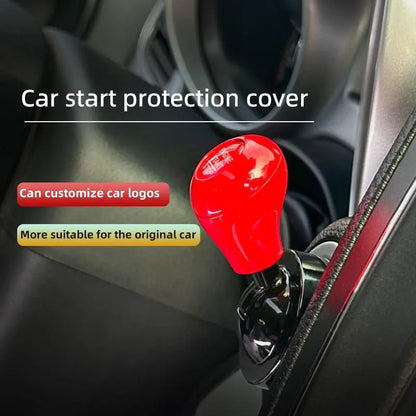Car Push Start Button Cover – Stylish Metal Engine Button Protector