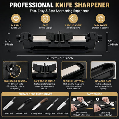 🛠️🔪Portable Knife Sharpener – Compact Handheld Sharpening Tool