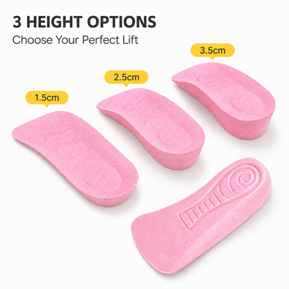 Invisible Lift Insoles – Cushioned Height Boost Inserts for Daily Comfort