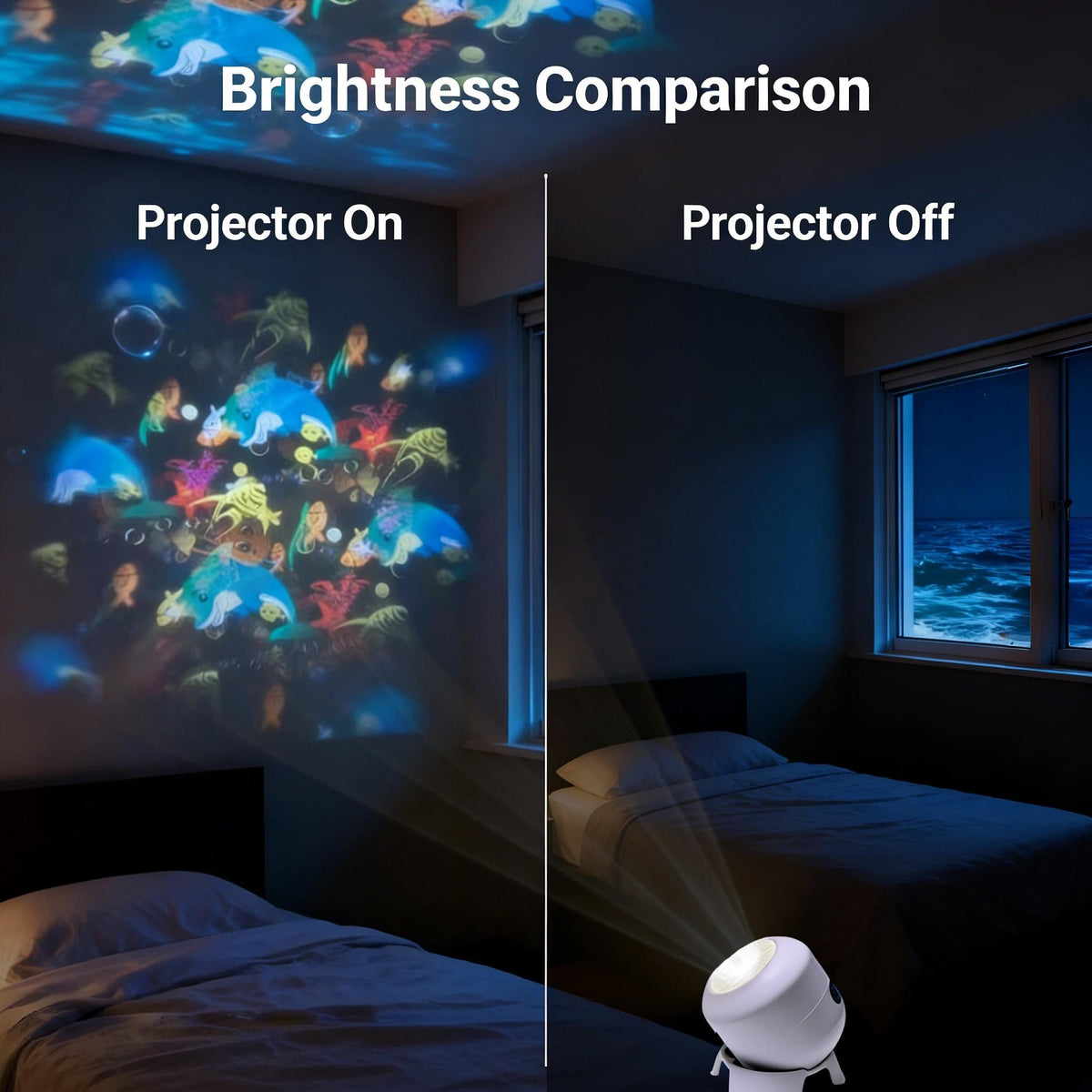 Led Pattern Projectors Dynamic Rotating LED Pattern Projection Desk Lamp – Orvyla
