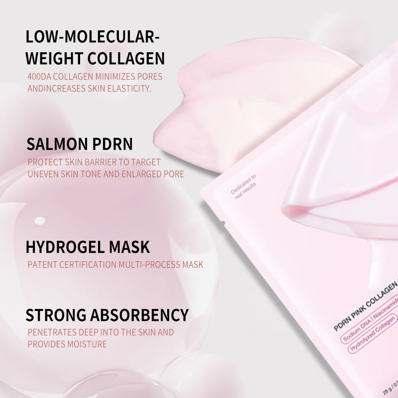 🧖‍♀️Salmon PDRN Collagen Face Mask – Hydrating Care for Smooth, Radiant-Looking Skin😊