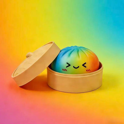 Big Dumpling Squishy Blind Box, Soft TPR Fidget Toy, Stress Relief, Easter Kids Gifts
