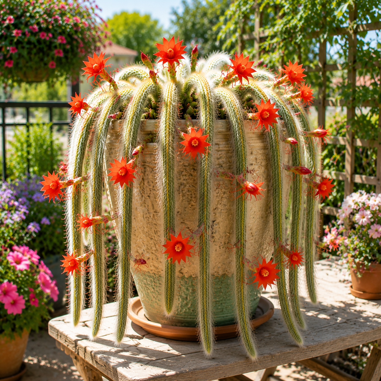 🔥Rare Monkey Tail Cactus Seeds 🌵The Internet's Favorite Fuzzy Cactus