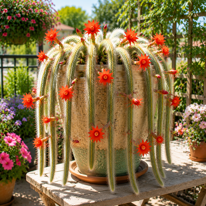 🔥Rare Monkey Tail Cactus Seeds 🌵The Internet's Favorite Fuzzy Cactus