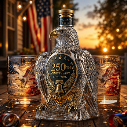 🦅Patriotic 250th Anniversary Collectible Bottle