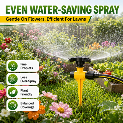 360° Rotation Auto Irrigation System Garden Lawn Sprinkler Patio