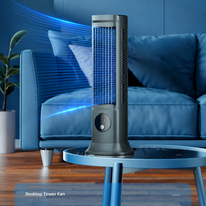 New Desktop USB Charging Small Fan Bladeless Tower Fan