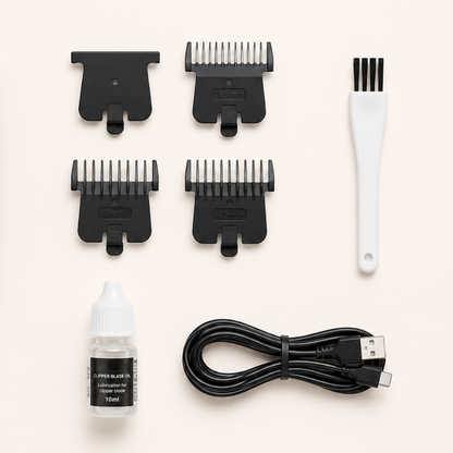 LCD Display Face & Body Hair Trimmer – Rechargeable Precision Grooming Tool for Daily Use