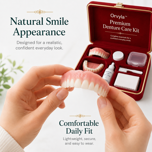 🦷 Medical Full Denture with Strong Suctiond Custom-Fit Full Functional Dentures