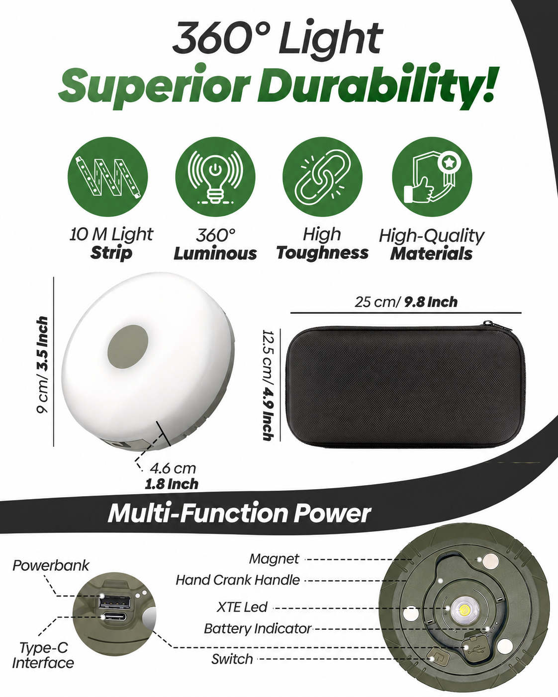 Multifunction Camp Lamp