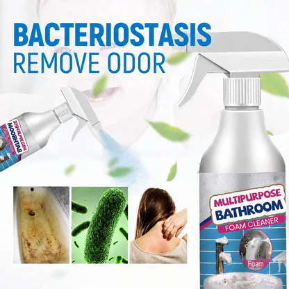 Multifunctional foam cleaner for the bathroom