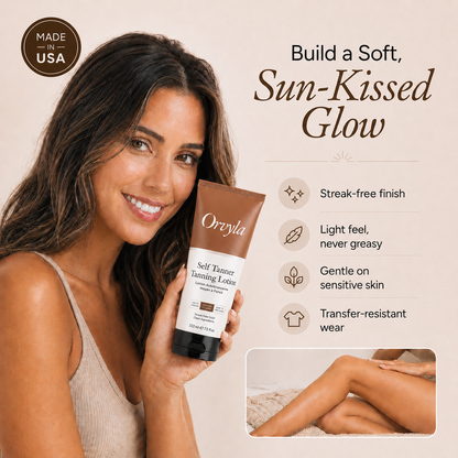 Self-Tanning Body Lotion – Gradual Sunless Glow for Natural-Looking Tan