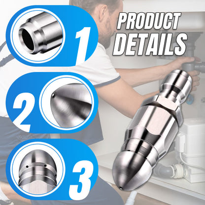 Powerful Pipe Cleaning and Unclogging Nozzle