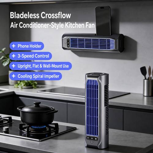 New Desktop USB Charging Small Fan Bladeless Tower Fan