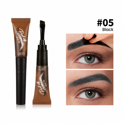🔥🎨Waterproof Brow Tint – Peel‑off, easy apply. Covers greys, shapes perfectly.🌟