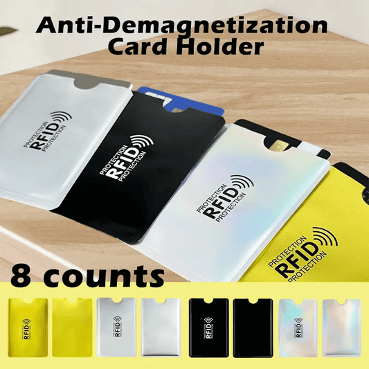 🛡️RFID-Blocking Card Sleeves – Slim Multi-Color Covers for Credit, Debit & ID Cards