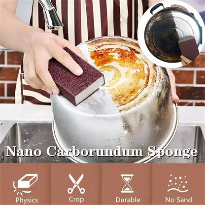 3 Pack Magic Emery Sponge – Rust Remover & Heavy-Duty Kitchen Cleaner