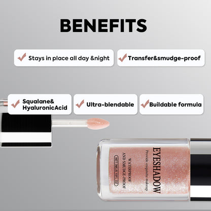 Longwear Liquid Eyeshadow, Pigmented & Blendable, Matte & Shimmer