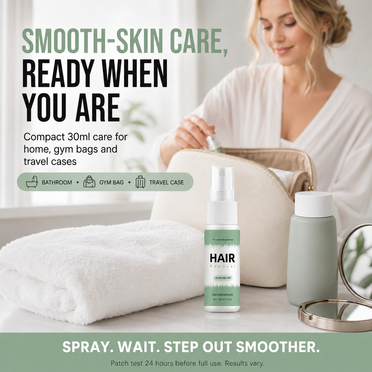 Body Hair Removal Spray for Smooth Skin