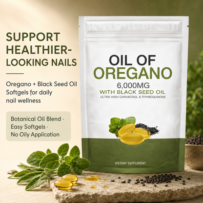 OREGANO & BLACK SEED OIL - ELIMINATES NAIL FUNGUS