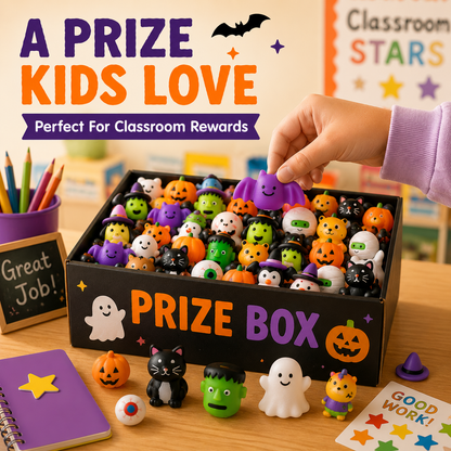 🎃Halloween Mochi Squishy Toys – Cute Sensory Party Favors & Goodie Bag Fillers