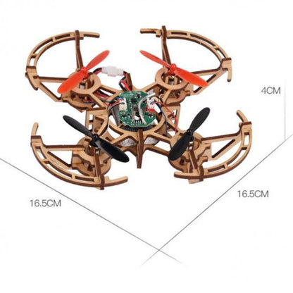 🔥🧩 DIY Wooden Drone Building Kit 🚁