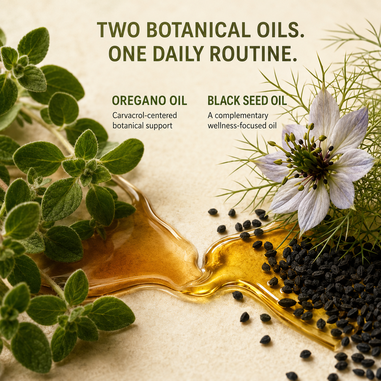 OREGANO & BLACK SEED OIL - ELIMINATES NAIL FUNGUS