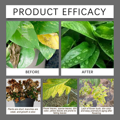 Soil conditioner. Concentrated humic acid formula, suitable for lawns and garden plants.