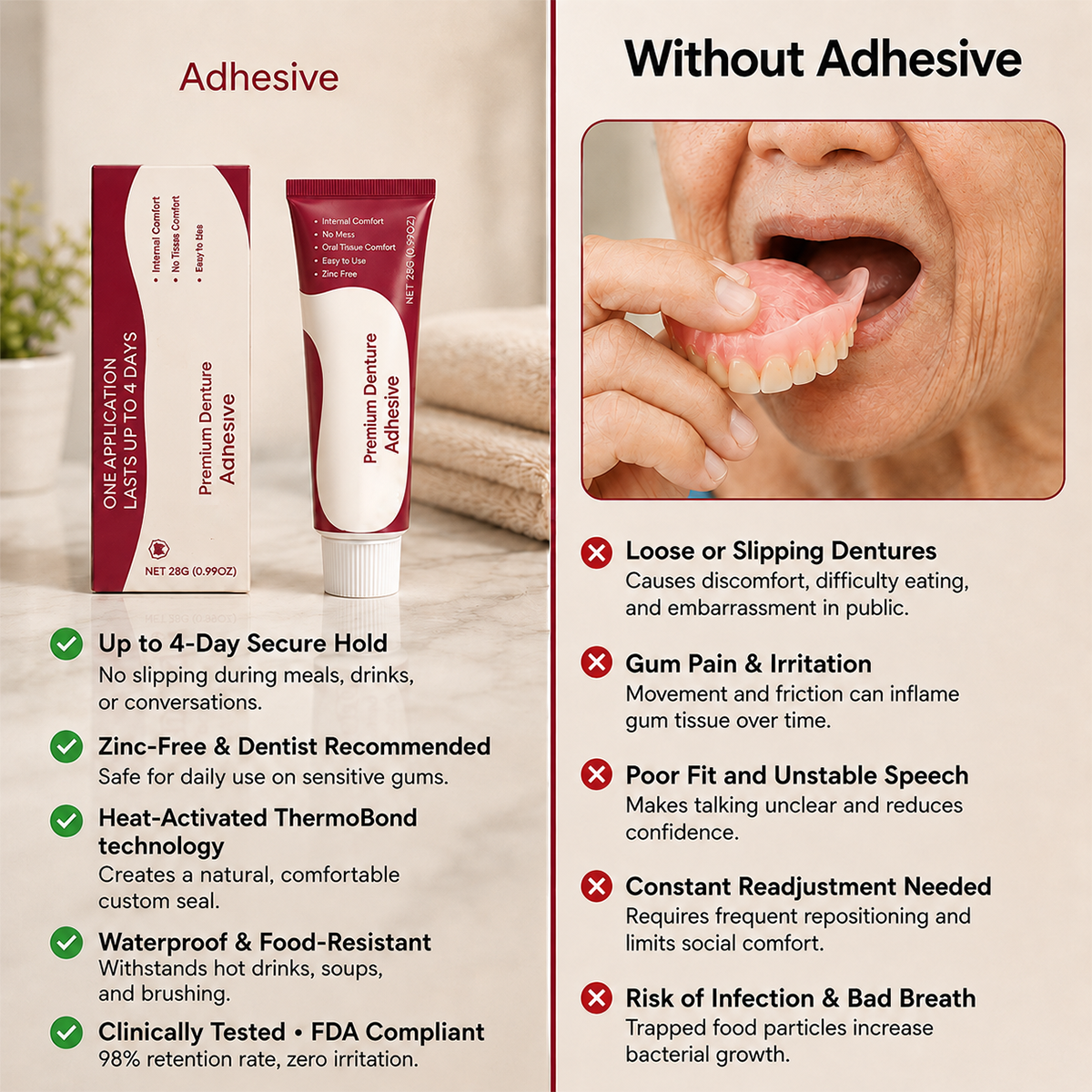 Premium Denture Adhesive