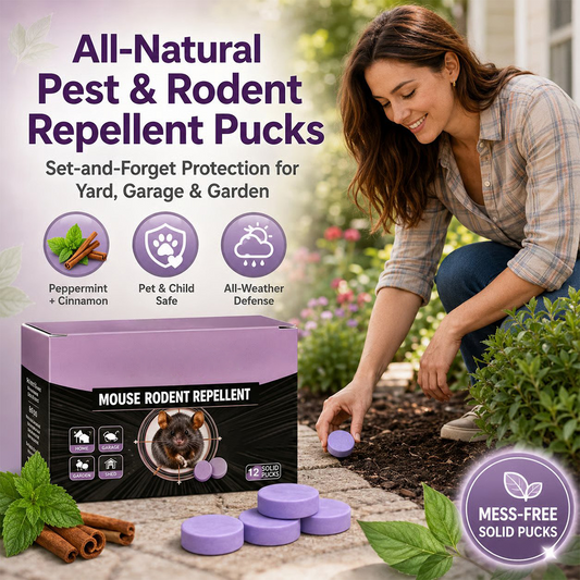 All-Natural Peppermint & Cinnamon Pest & Rodent Repellent Pucks