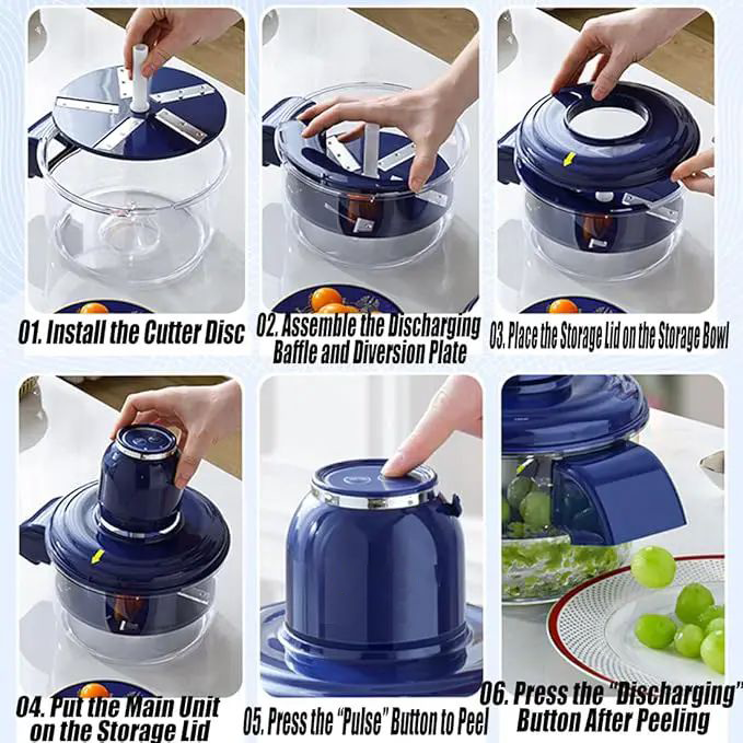 Peel Garlic in Seconds – Portable Electric Kitchen Peeler