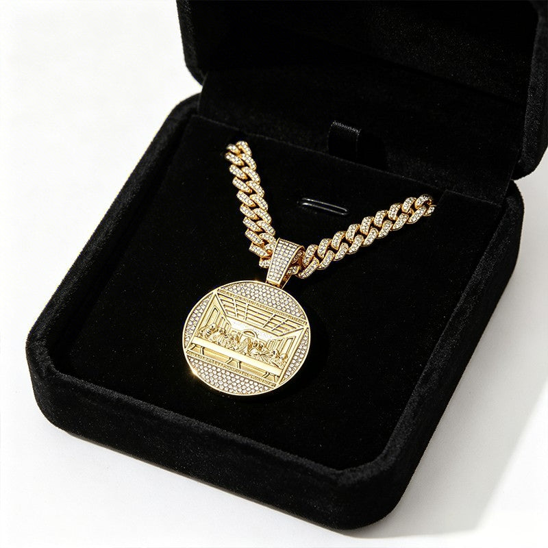 💫Statement Cuban Pendant Chain Necklace
