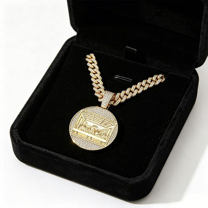 💫Statement Cuban Pendant Chain Necklace