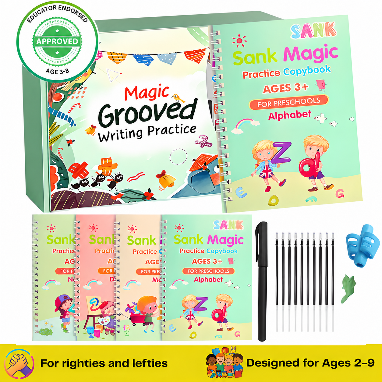📚MagicBook | Kids Practice Copybook Set