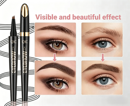 Black Gold 4-Tip Eyebrow Pen