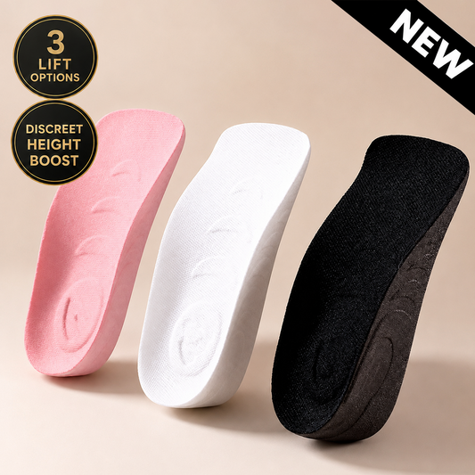 Invisible Lift Insoles – Cushioned Height Boost Inserts for Daily Comfort