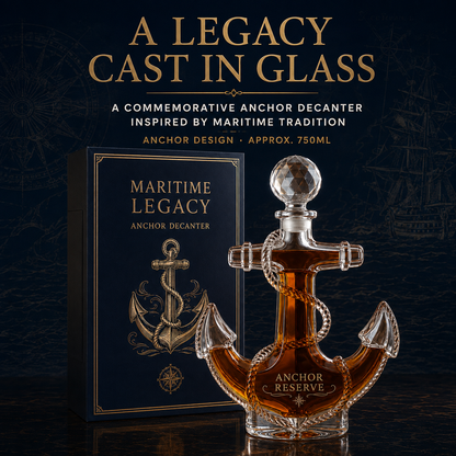 ⚓️US Navy 250th Anniversary Anchor Whiskey Decanter