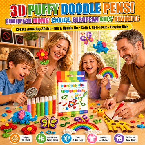 3D Drawing Pen - Turn 2D Art into 3D Creations, Creative DIY Tool