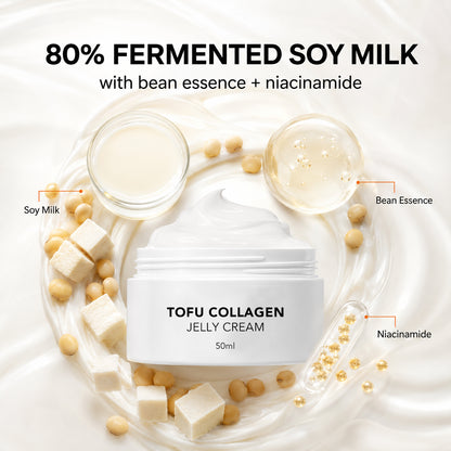 Dual-Firming Jelly Cream with 80% Fermented Soymilk & 2% Niacinamide